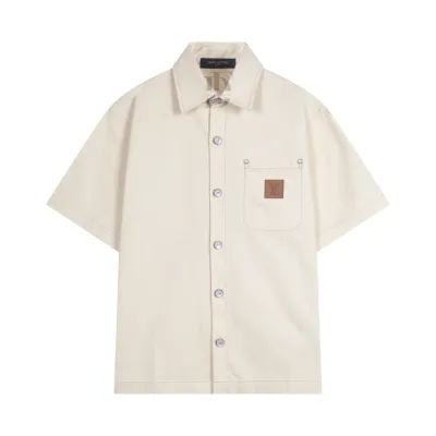Louis Vuitton Denim Short-Sleeve Shirt