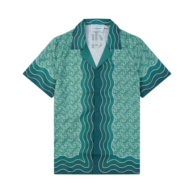 Casablanca Printed Short-Sleeve Shirt