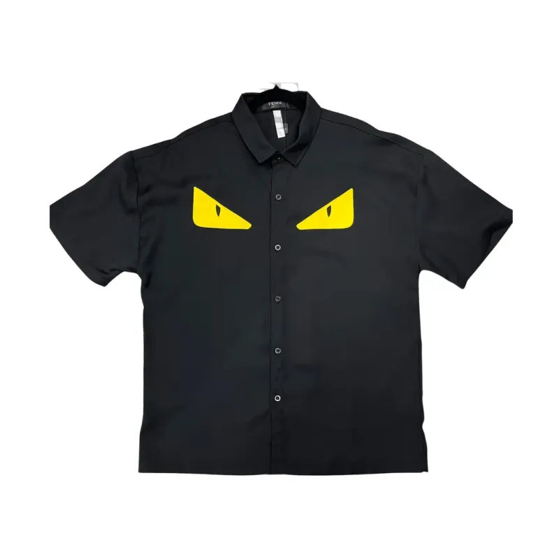 Fendi Monster Printed Short-Sleeve Shirt