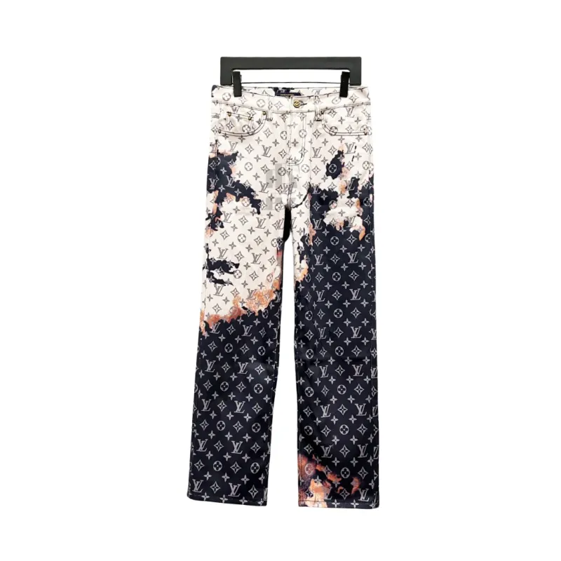 Louis Vuitton Printed Straight Jeans
