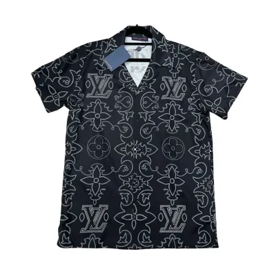 Louis Vuitton Printed Short-Sleeve Shirt