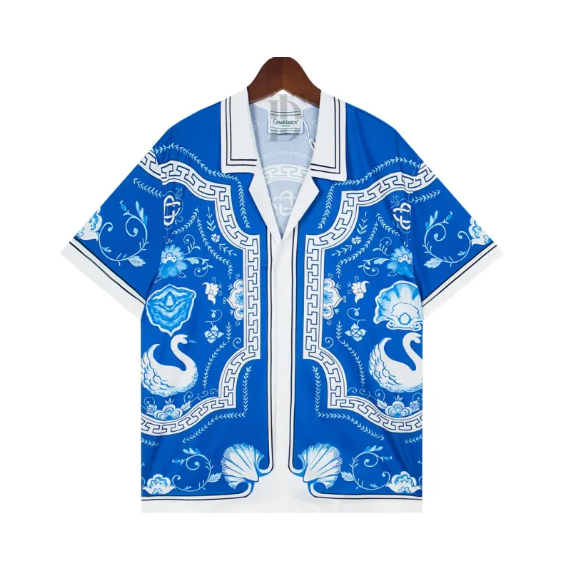 Casablanca Printed Short-Sleeve Shirt
