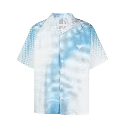 Prada Printed Short-Sleeve Shirt