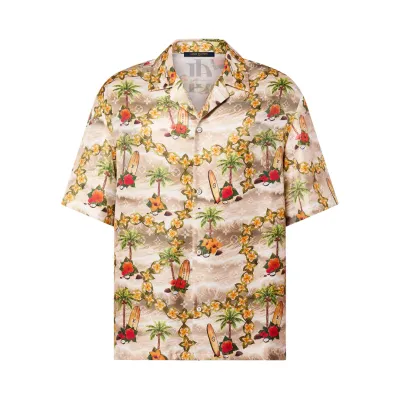 Louis Vuitton Printed Short-Sleeve Shirt