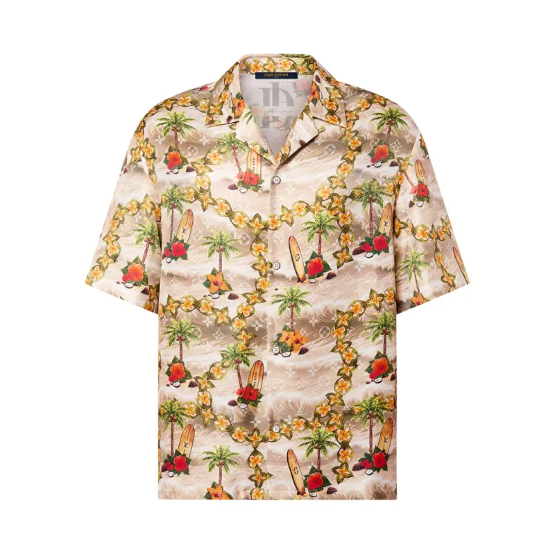 Louis Vuitton Printed Short-Sleeve Shirt