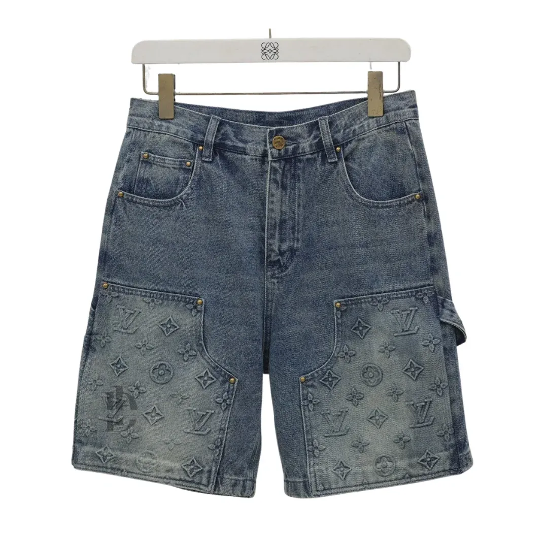 Louis Vuitton Denim Cargo Shorts