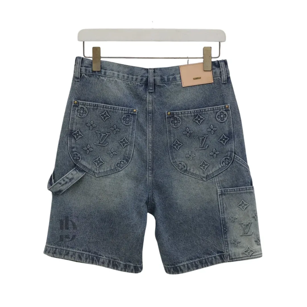 Louis Vuitton Denim Cargo Shorts