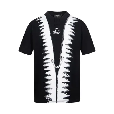 Chanel Logo Print T-Shirt