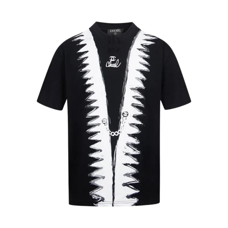 Chanel Logo Print T-Shirt