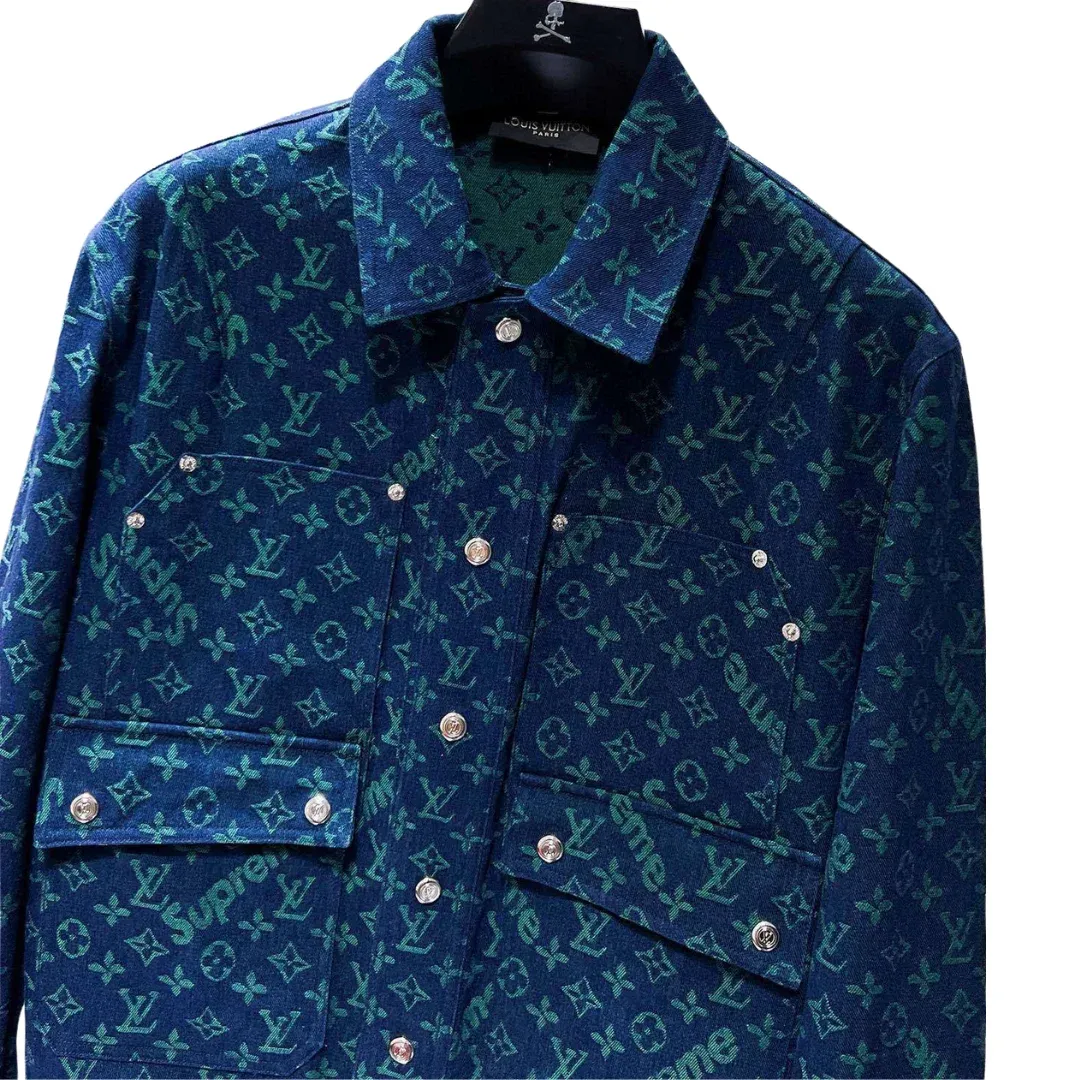 Louis Vuitton x Supreme Monogram Denim Jacket