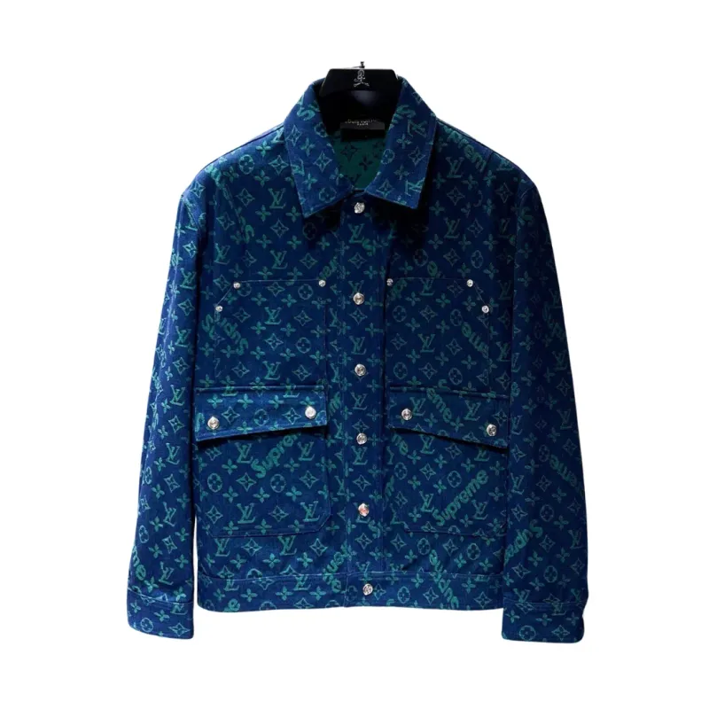 Louis Vuitton x Supreme Monogram Denim Jacket