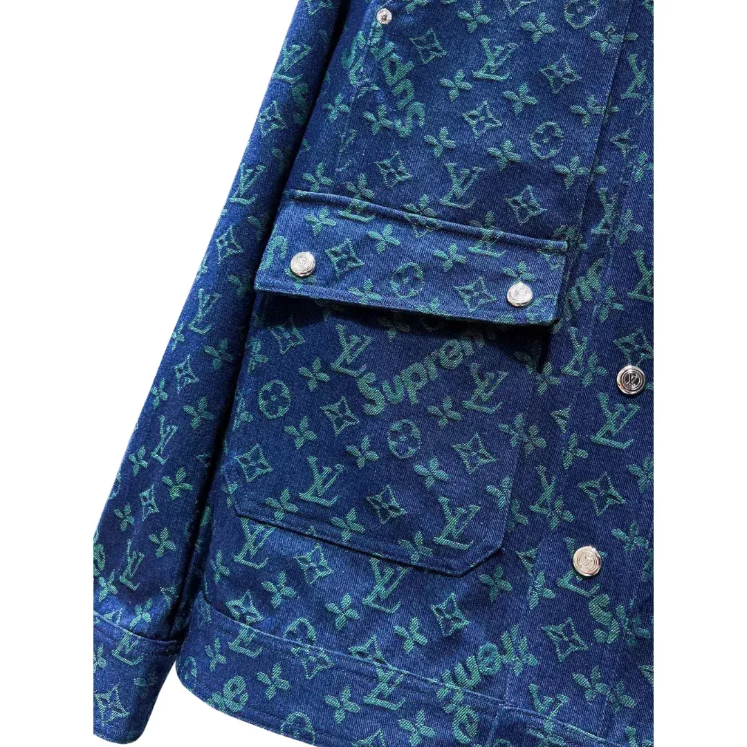 Louis Vuitton x Supreme Monogram Denim Jacket