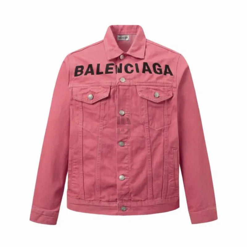 Balenciaga Denim Jacket – Washed Pink