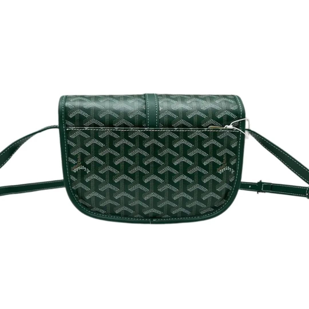 Goyard Green Goyardine Belvedere Bag