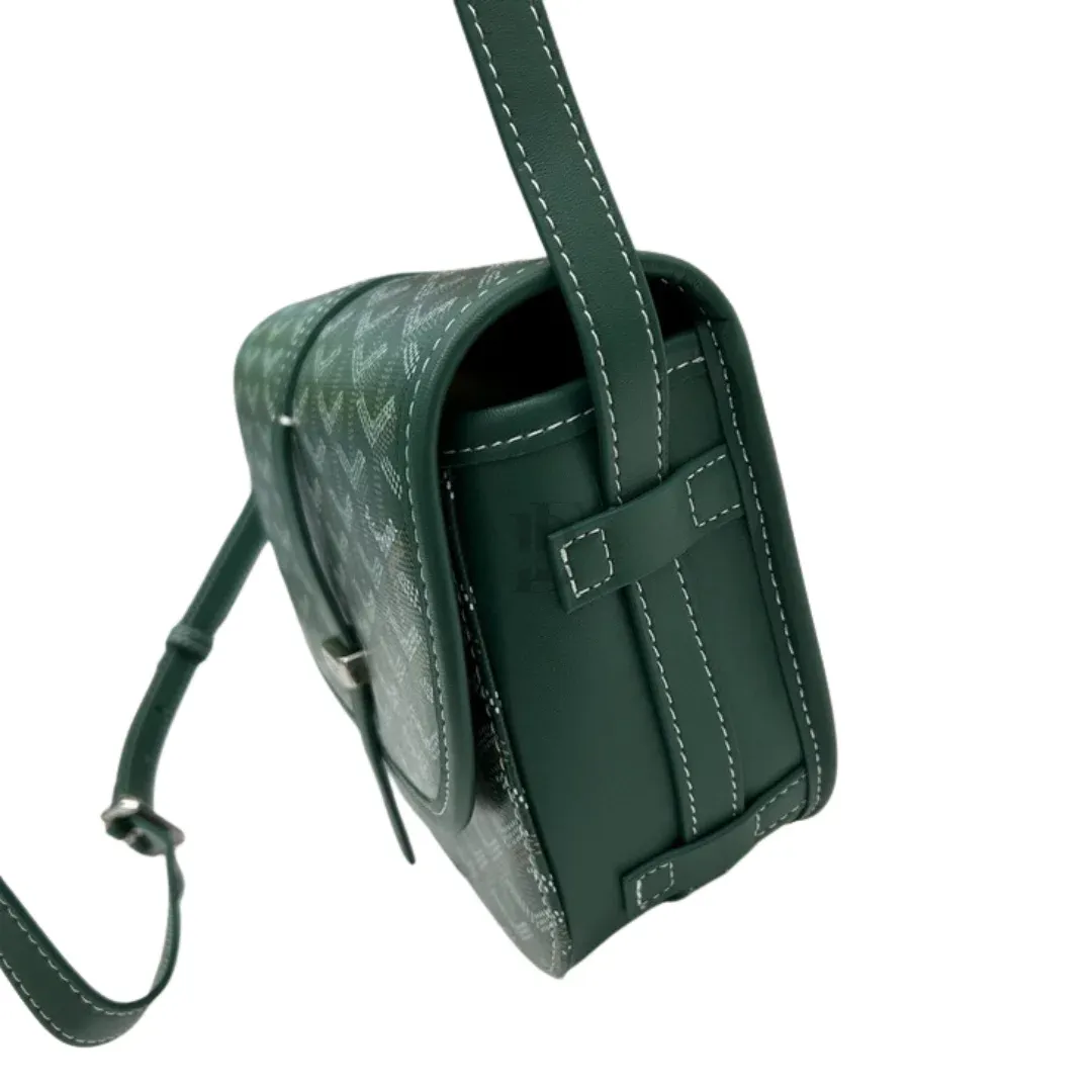 Goyard Green Goyardine Belvedere Bag