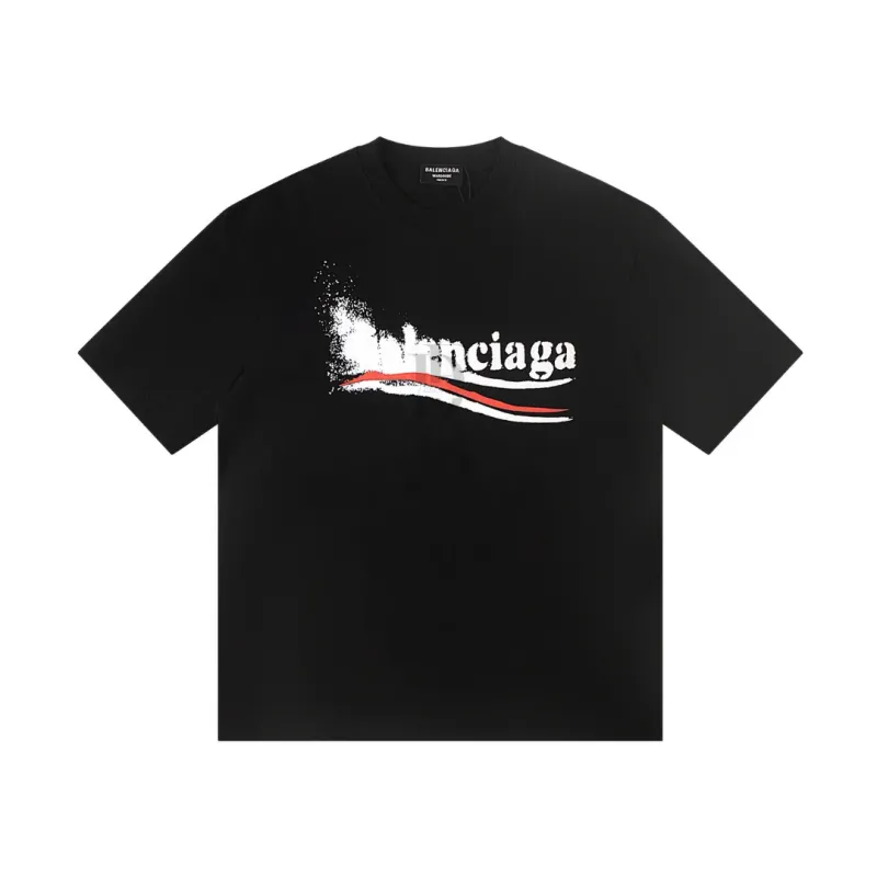 Balenciaga Logo T-Shirt – Black