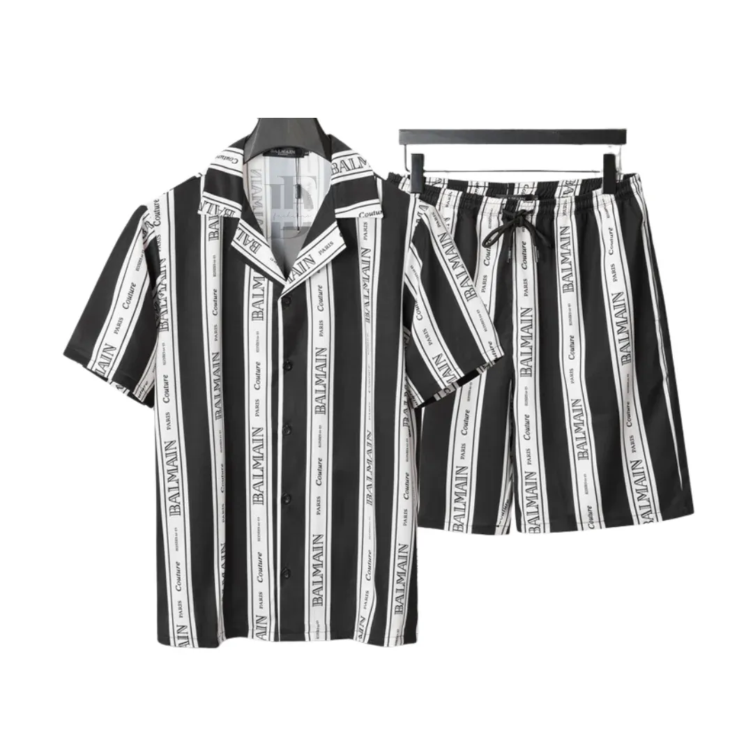 Balmain Shirt &amp; Shorts Matching Set