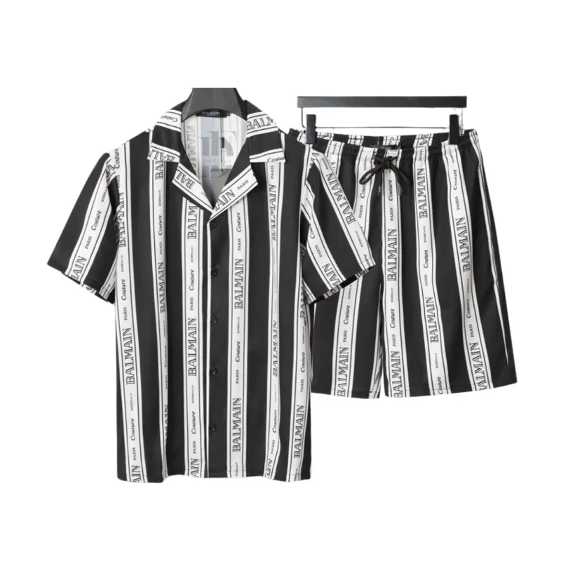 Balmain Shirt &amp; Shorts Matching Set