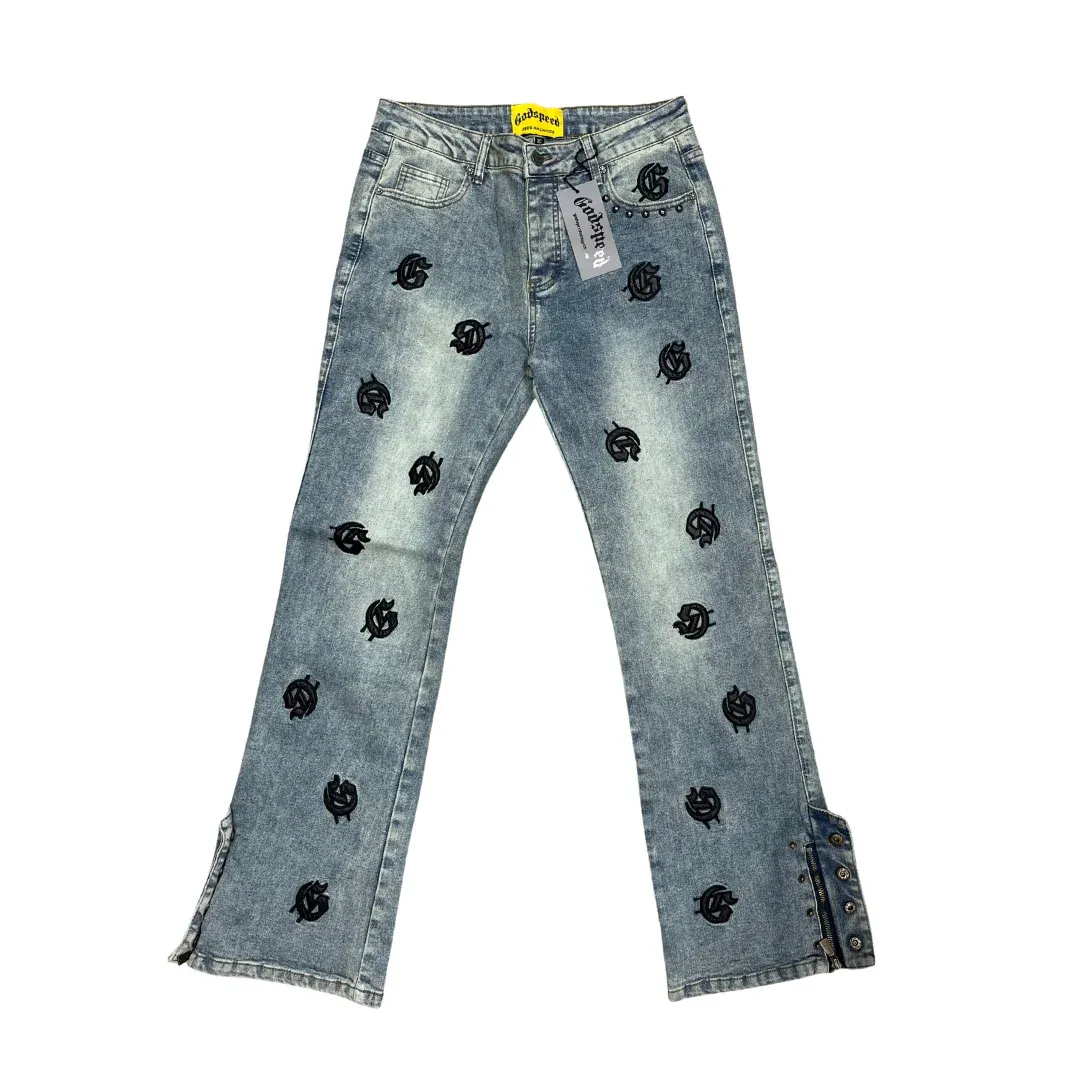 Godspeed Zip Ankle Straight Denim Jeans