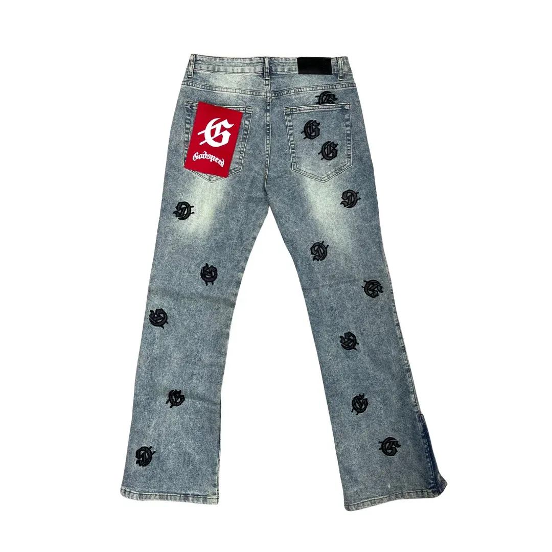 Godspeed Zip Ankle Straight Denim Jeans