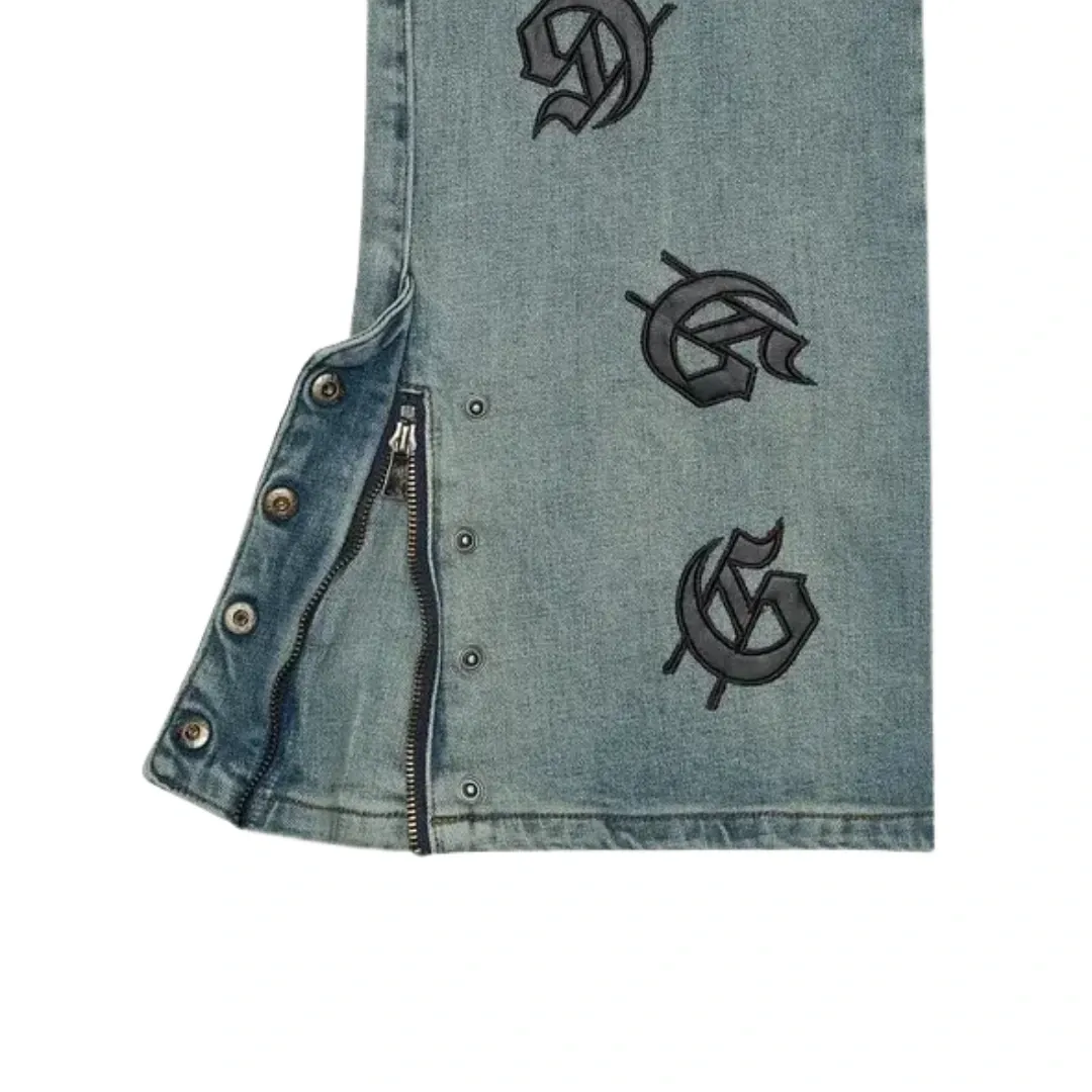 Godspeed Zip Ankle Straight Denim Jeans