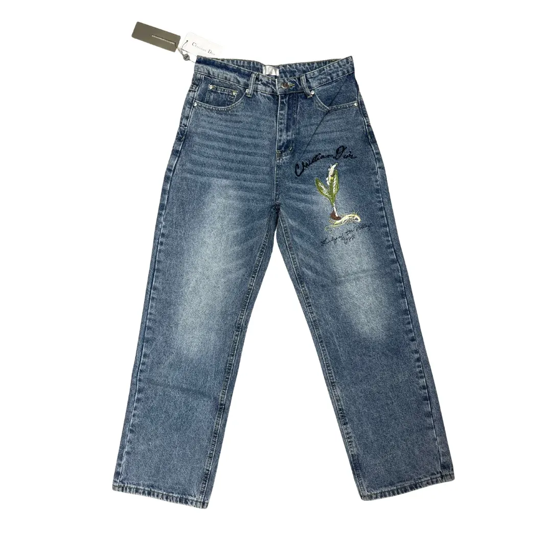 Christian Dior Patch Straight Jeans