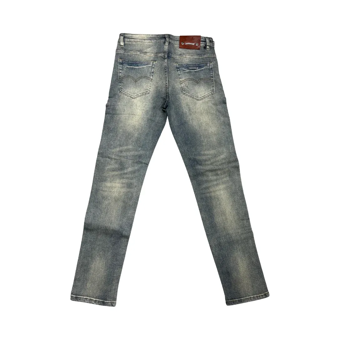 Chrome Hearts Patch Slim Jeans