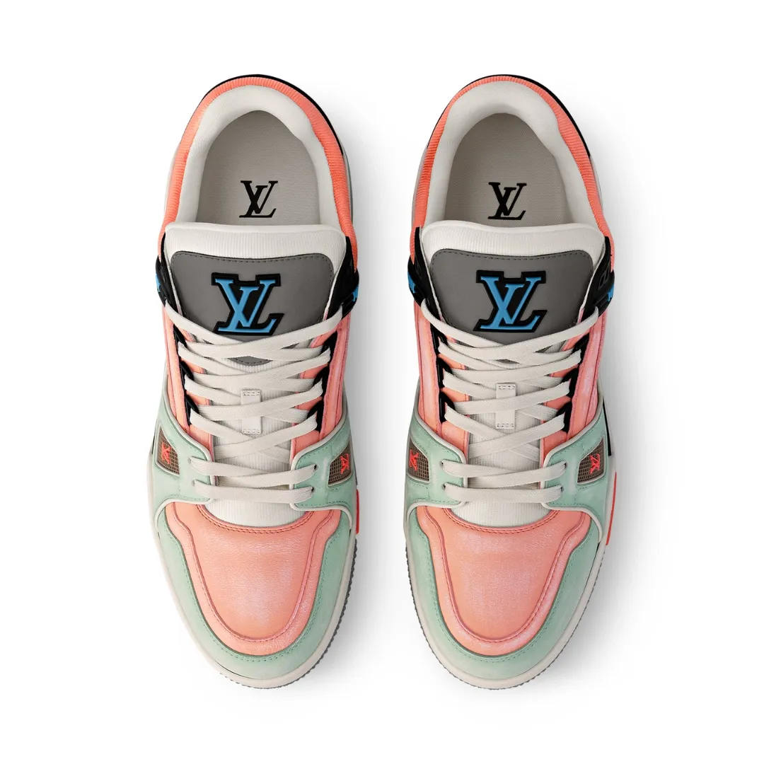 Louis Vuitton LV Trainer - Orange Teal Vintage
