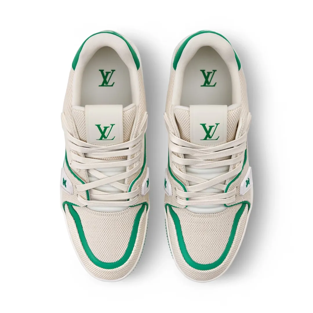 Louis Vuitton LV Trainer Low - #54 Signature White Green