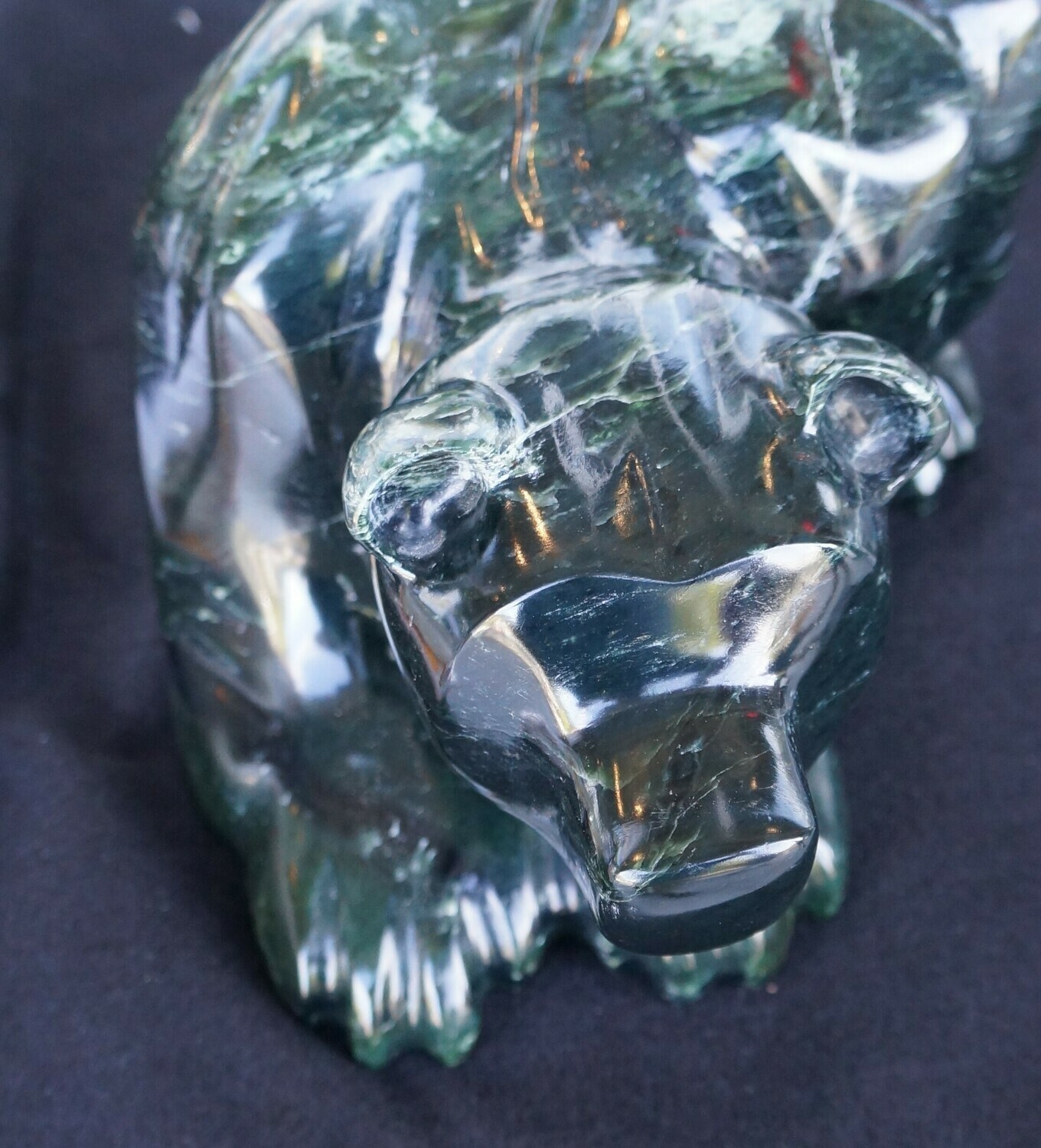 "Patience" Jade Bear, by Paul McCarl