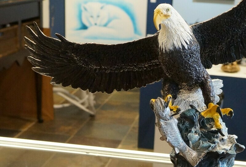 Eagle and Salmon, The Catch