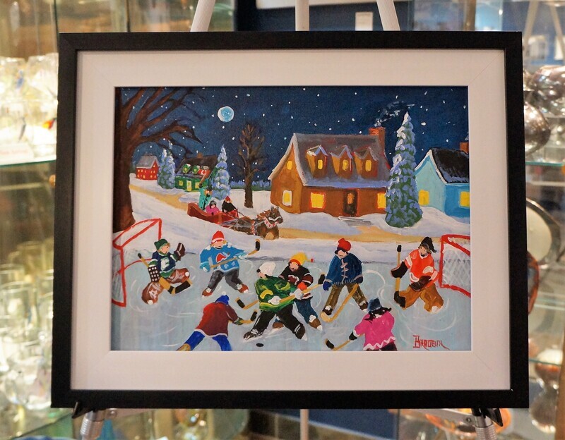 Hockey on a Full Moon Night, by King Richard Brodeur