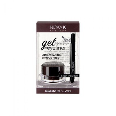 Nicka K Gel Eyeliner - Brown
