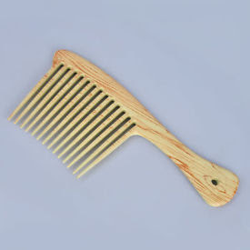 Wooden Large Wide Tooth Haiir Detangling Rake Comb