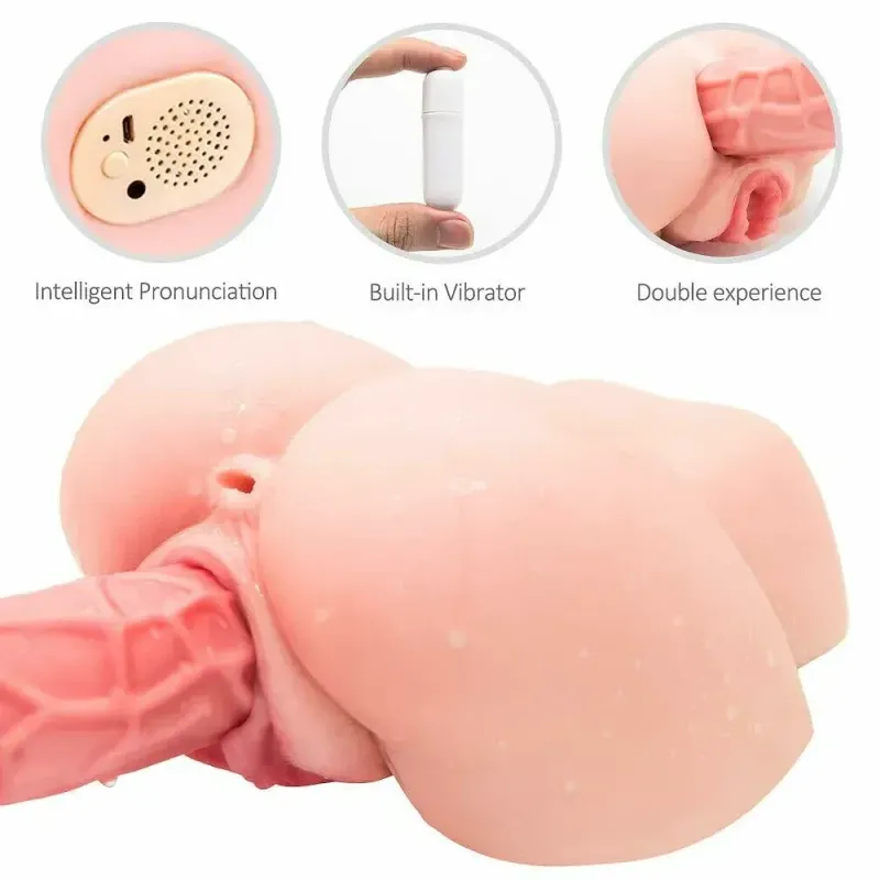 Ass and Pussy Vibrating With Sound Effects