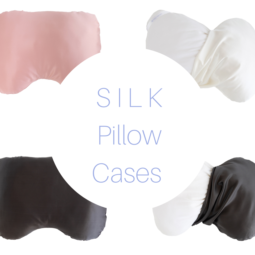Sleep Crown Silk Pillow Cases + Extra Fill