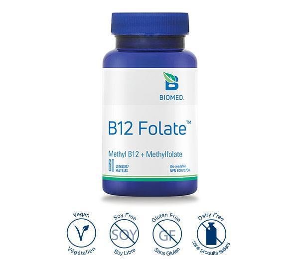 Optimum B MeF (B12 Folate) by Biomed 00012