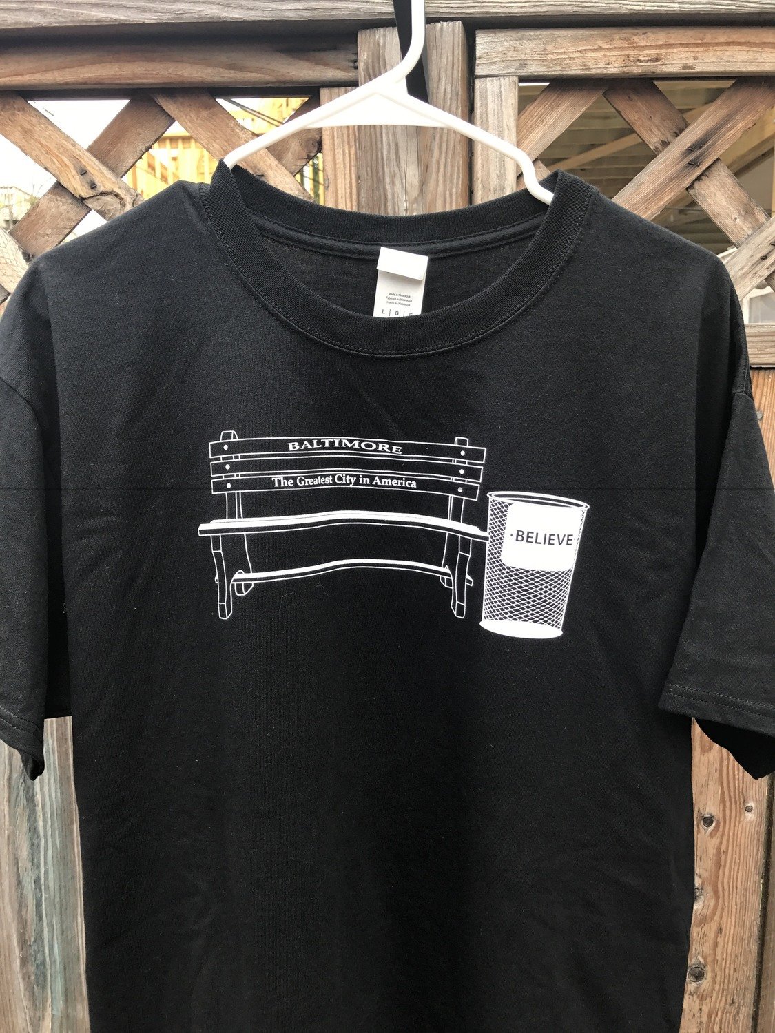 Baltimore Greatest Bench Black T