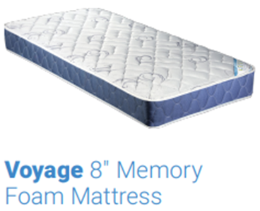 Truck Mattress - Voyage 8" Memory Foam - 8" × 42" × 80" Truck Mattress - Voyage 8" Memory Foam - 8" × 42" × 80"