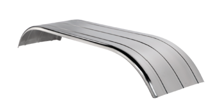 NU-LINE FENDER-FULL TANDEM,SS 3 RIBS, 24&quot;