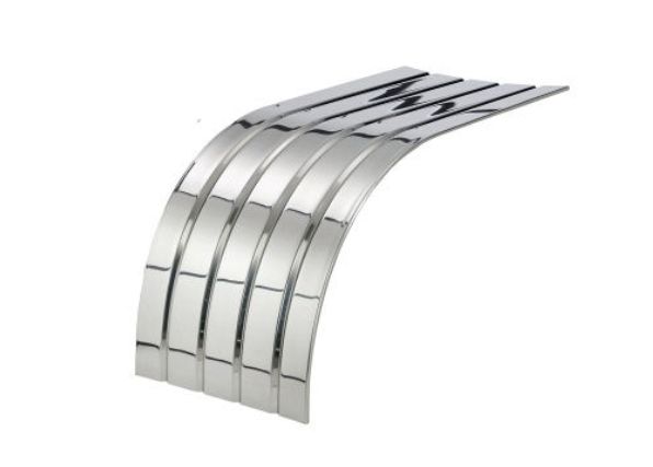 Galvanized Carbon Steel Half Tandem Axle Fenders (Pair Item)