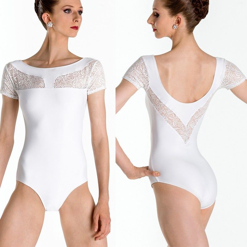 Wear Moi Darlene Leotard White Medium