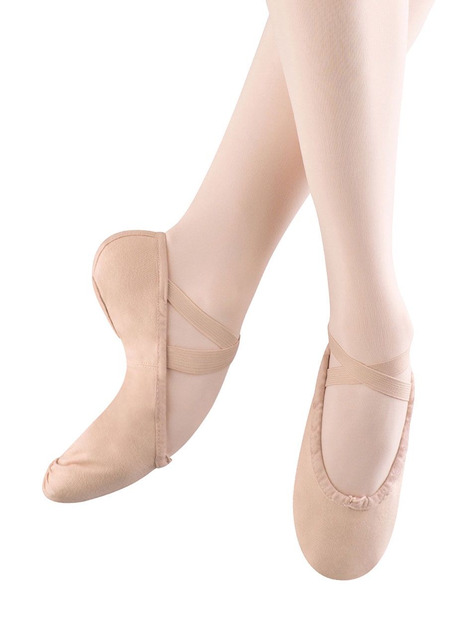 Bloch Pump Canvas Ballet Shoe Girls S0277G Pink C 1.5G