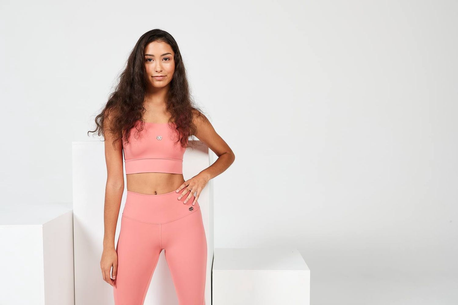 Claudia Dean Mid Crop Coral Adult S