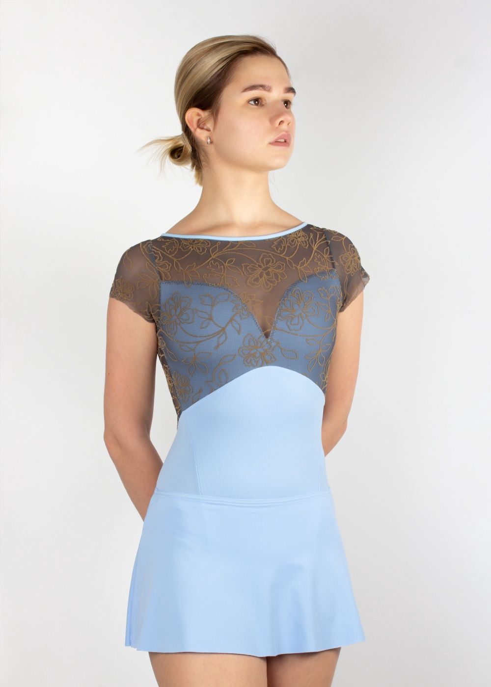 Nikolay Anya Skirt DA2034MN Powder Blue Adult Small