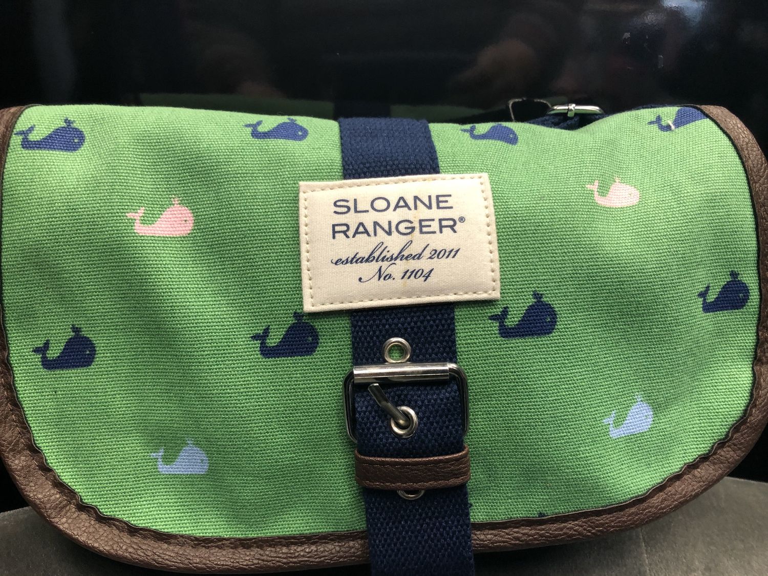 Sloane Ranger Saddle Crossbody Sailboat