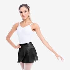 So Danca Loire Pull On Sheer Skirt SL64 Black Petite