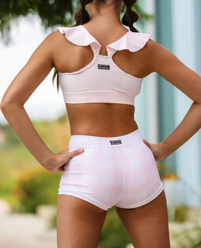 Oh La La boy short brief quatrz quartz gingham AS