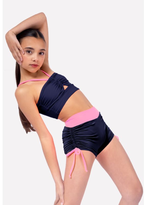 ILO Scarlet Short Navy &amp; Lt Pink CXL