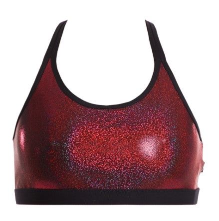 Energetiks Isabelle Crop Top Red CHXLG
